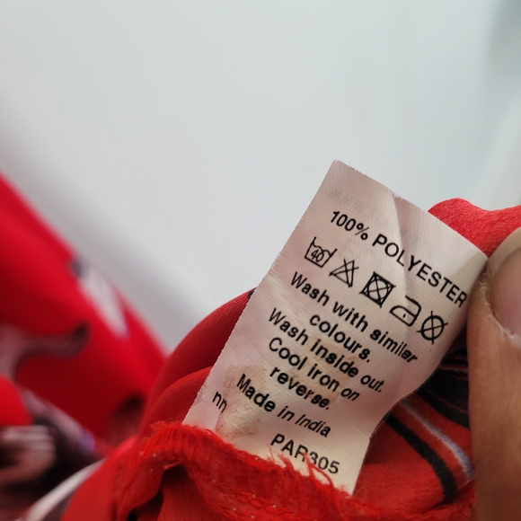 RIVER ISLAND Scarlet Floral Haulter Maxi Dress Tie-back Wedding Guest Size UK 12 - Picture 8 of 10